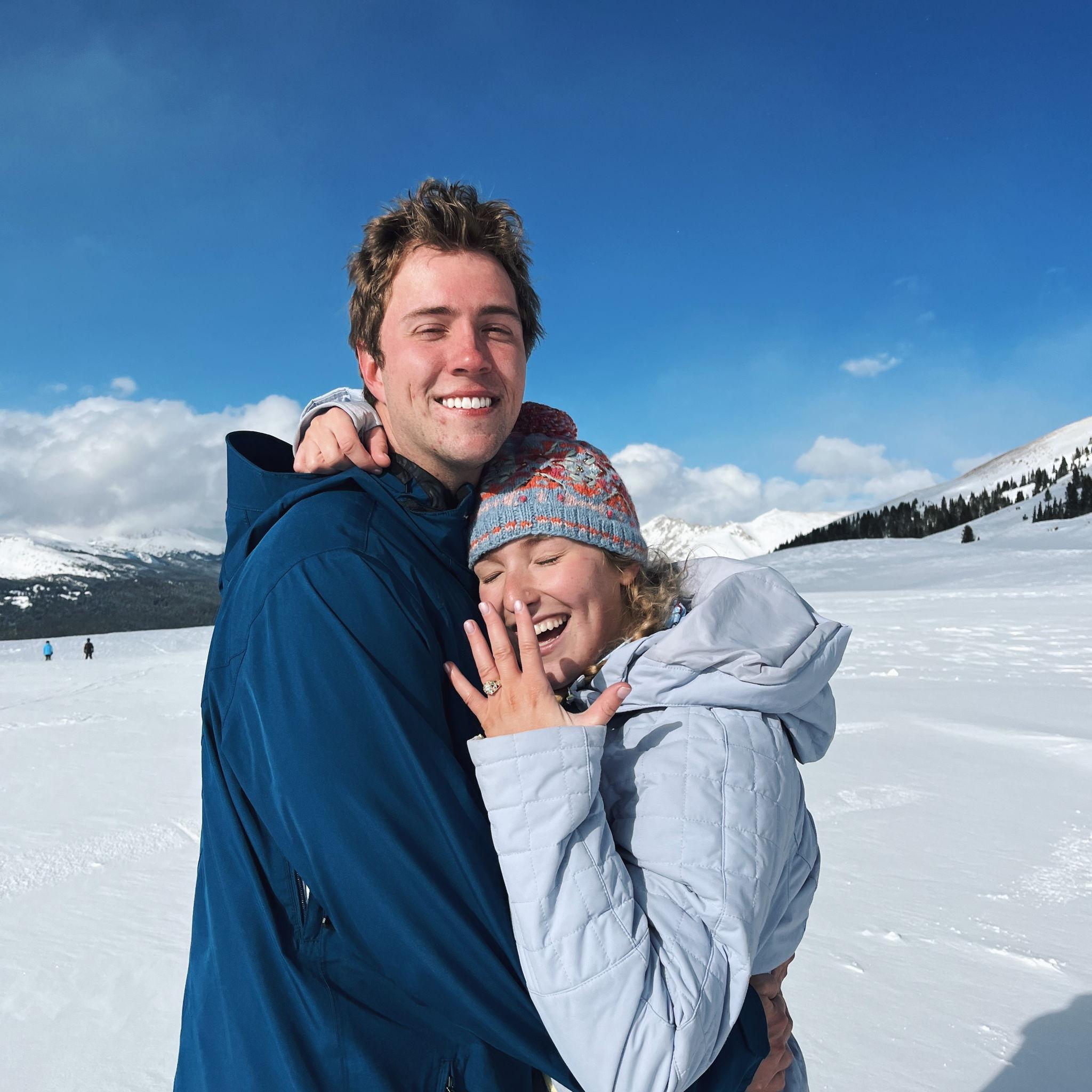 Cooper proposed, Kelley said yes!