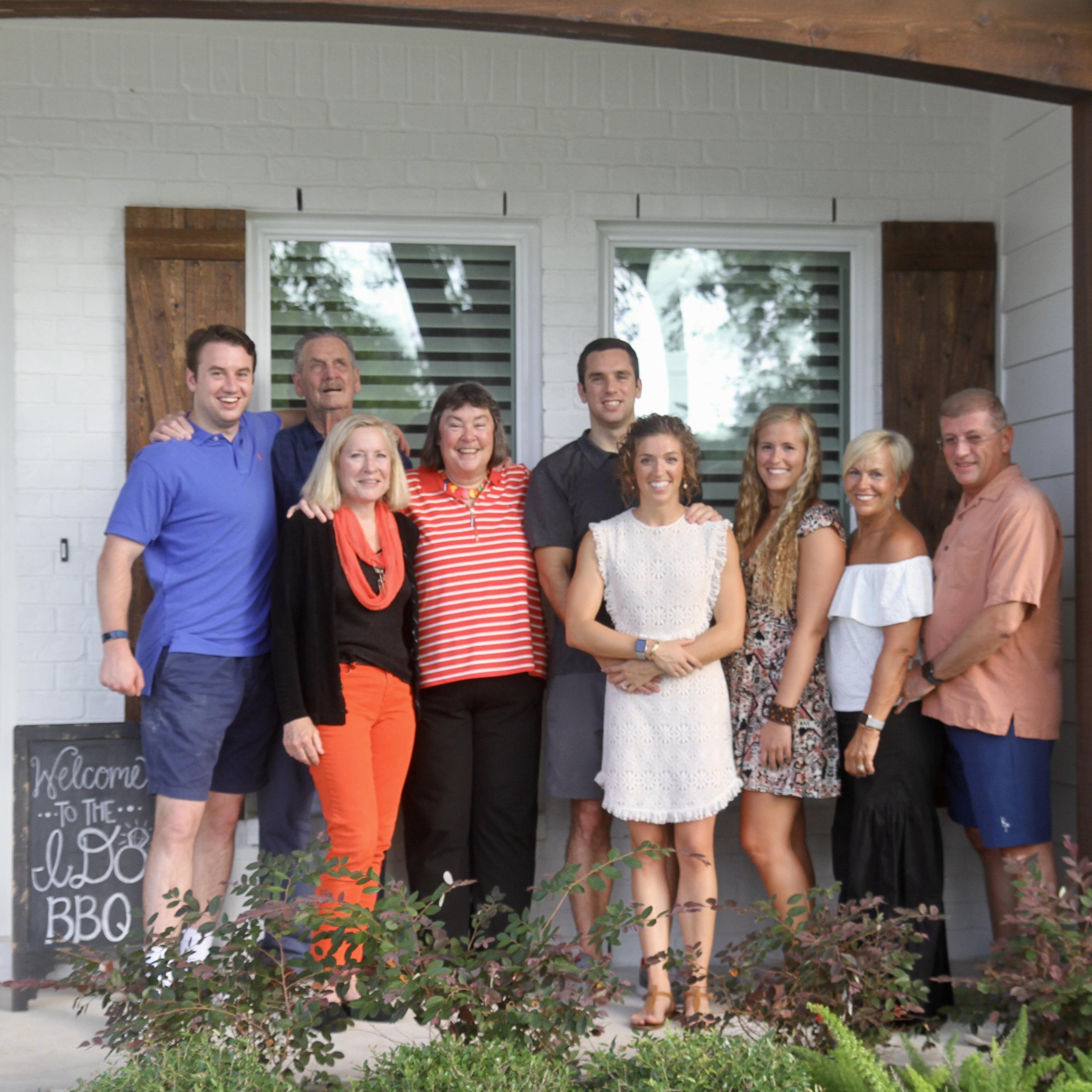 Both of our families in Houston for the first time together!