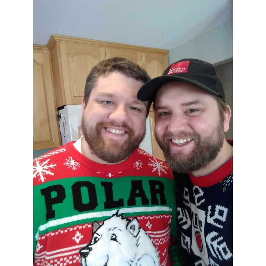 Our first Christmas together as a couple