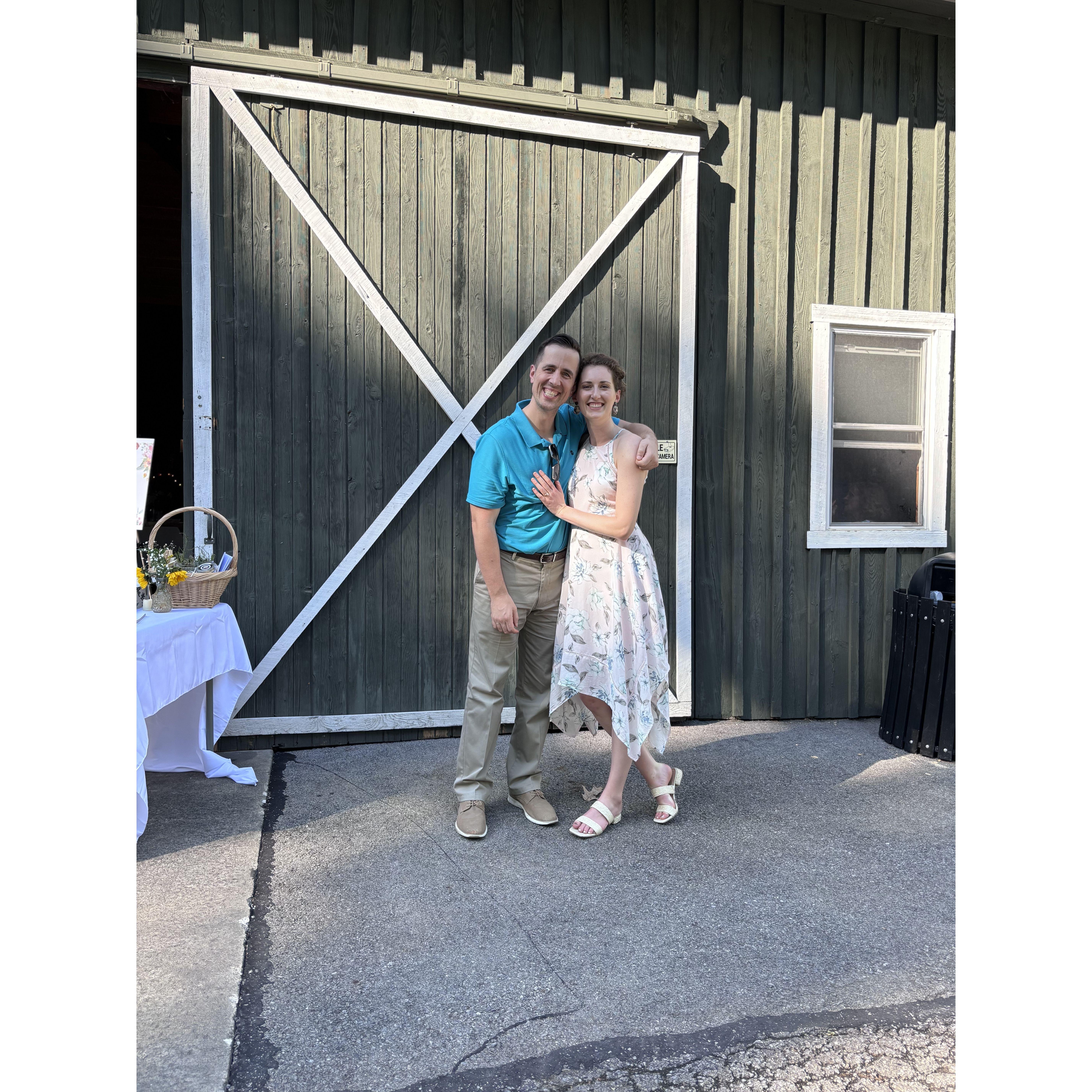 Celebrating a friends' wedding