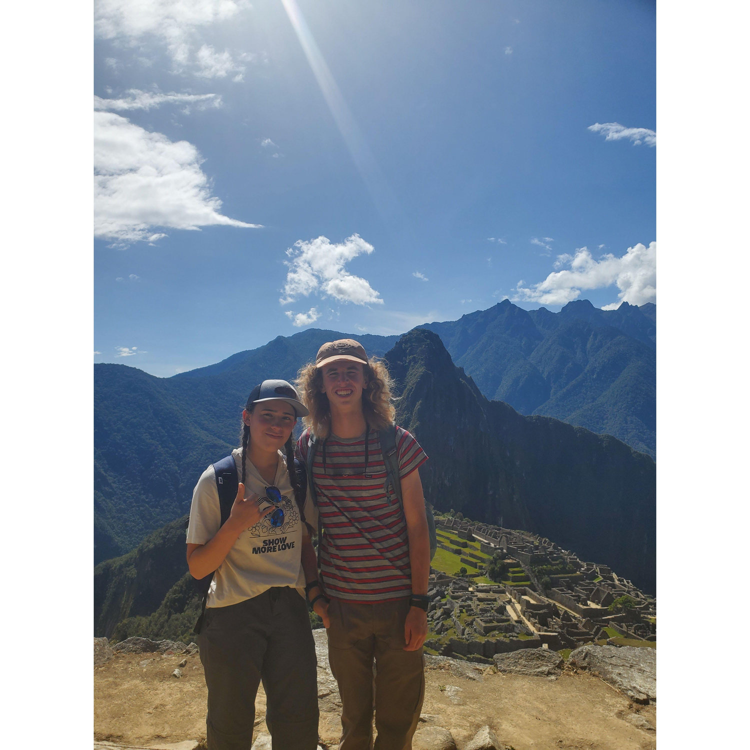At Machu Picchu, Peru in the summer of 2022.