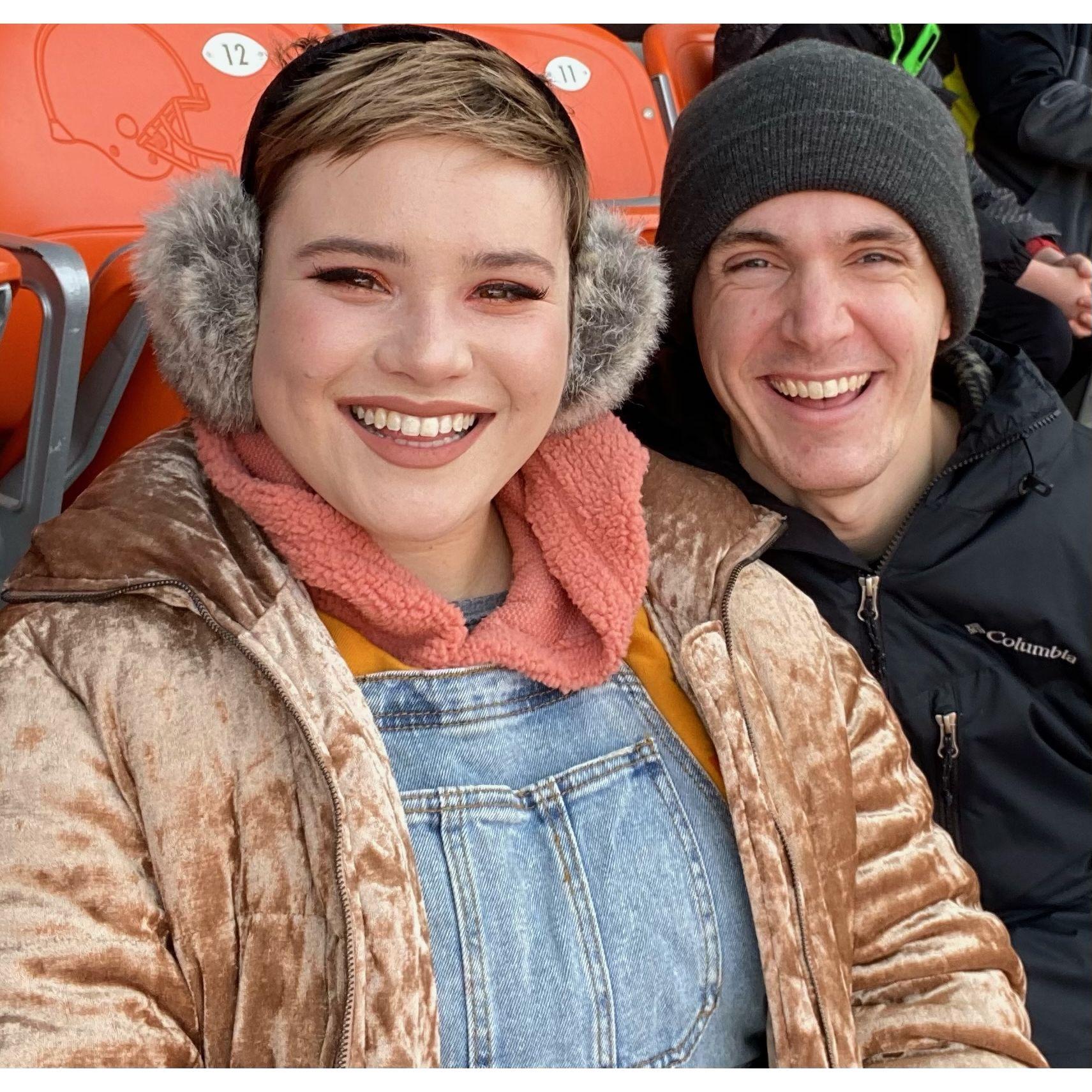 Our one and only browns game, #SPORTS