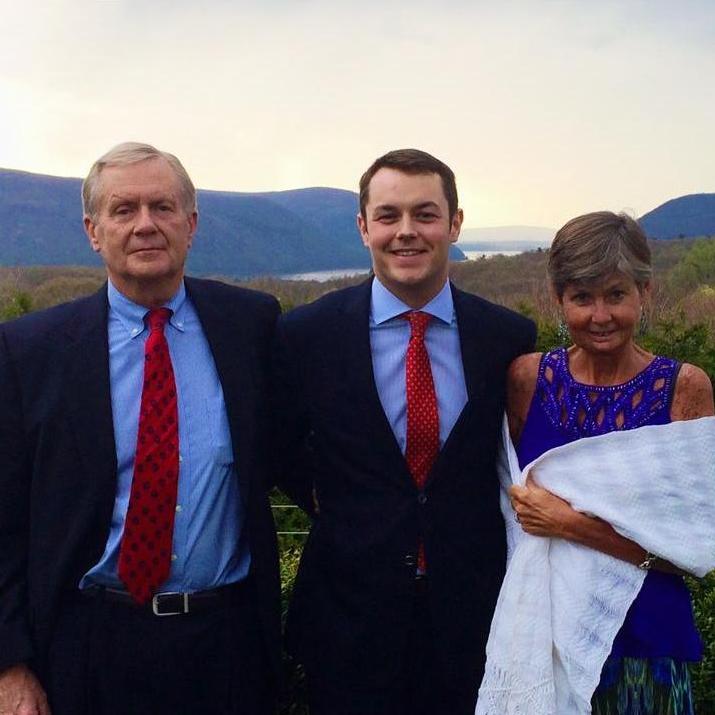 Chris with his parents, Greg & Liz