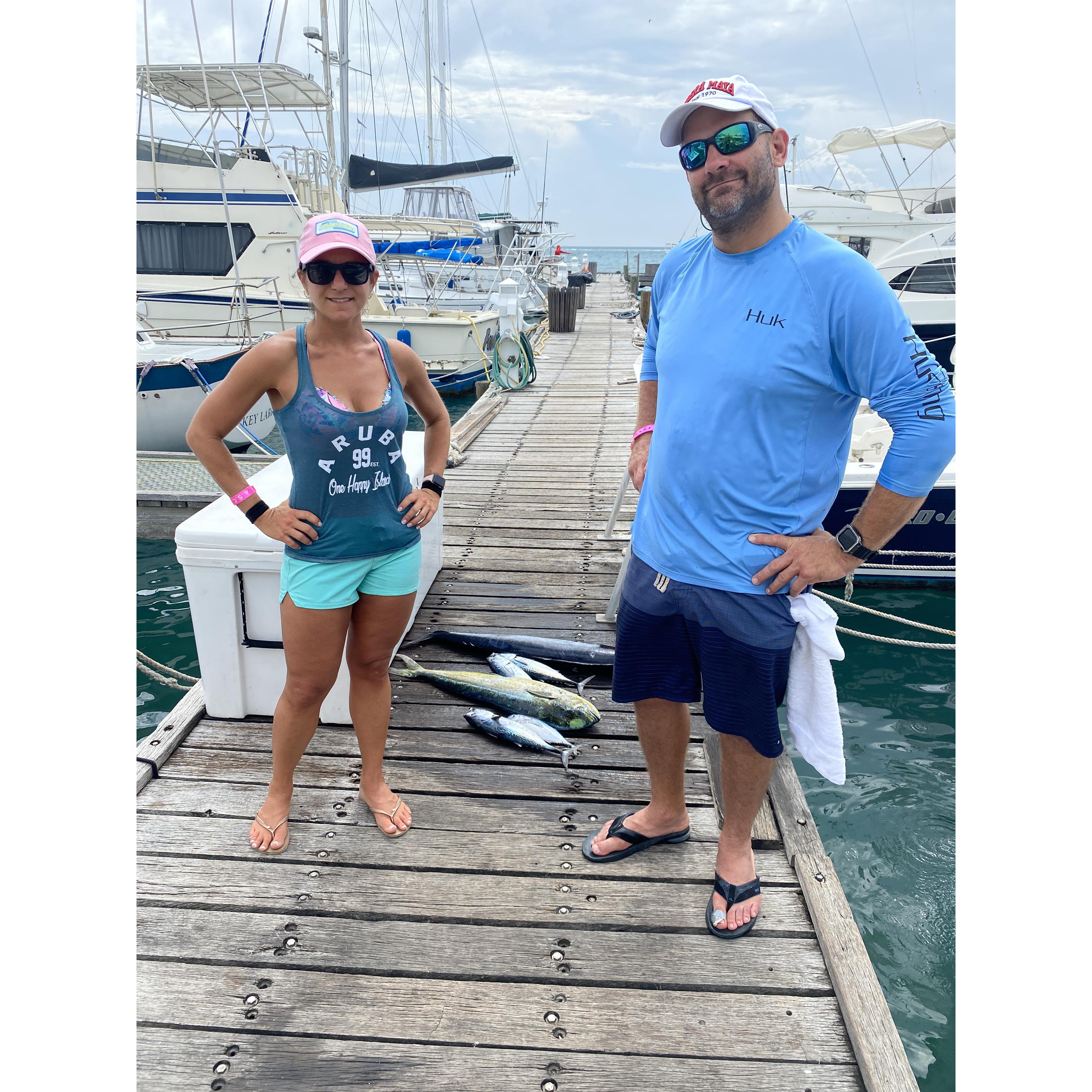 Fishing in Aruba