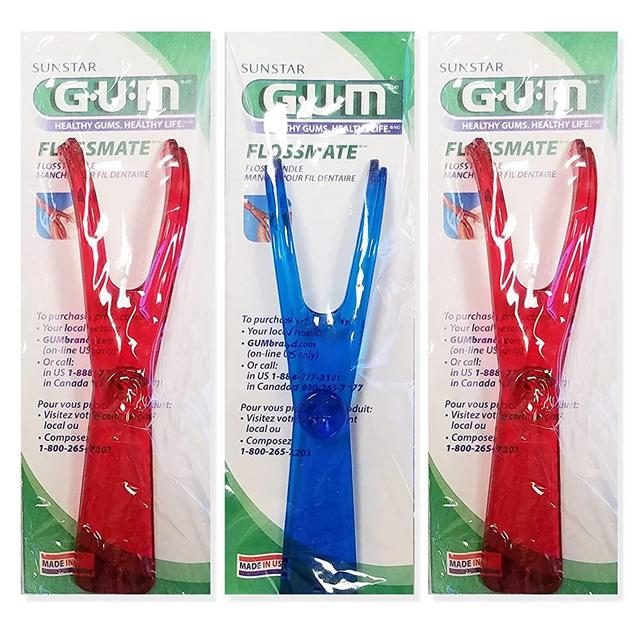 GUM Flossmate Handle #845 - Pack Of 3