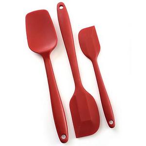 Norpro® 3-Piece Silicone Spatula Set in Red