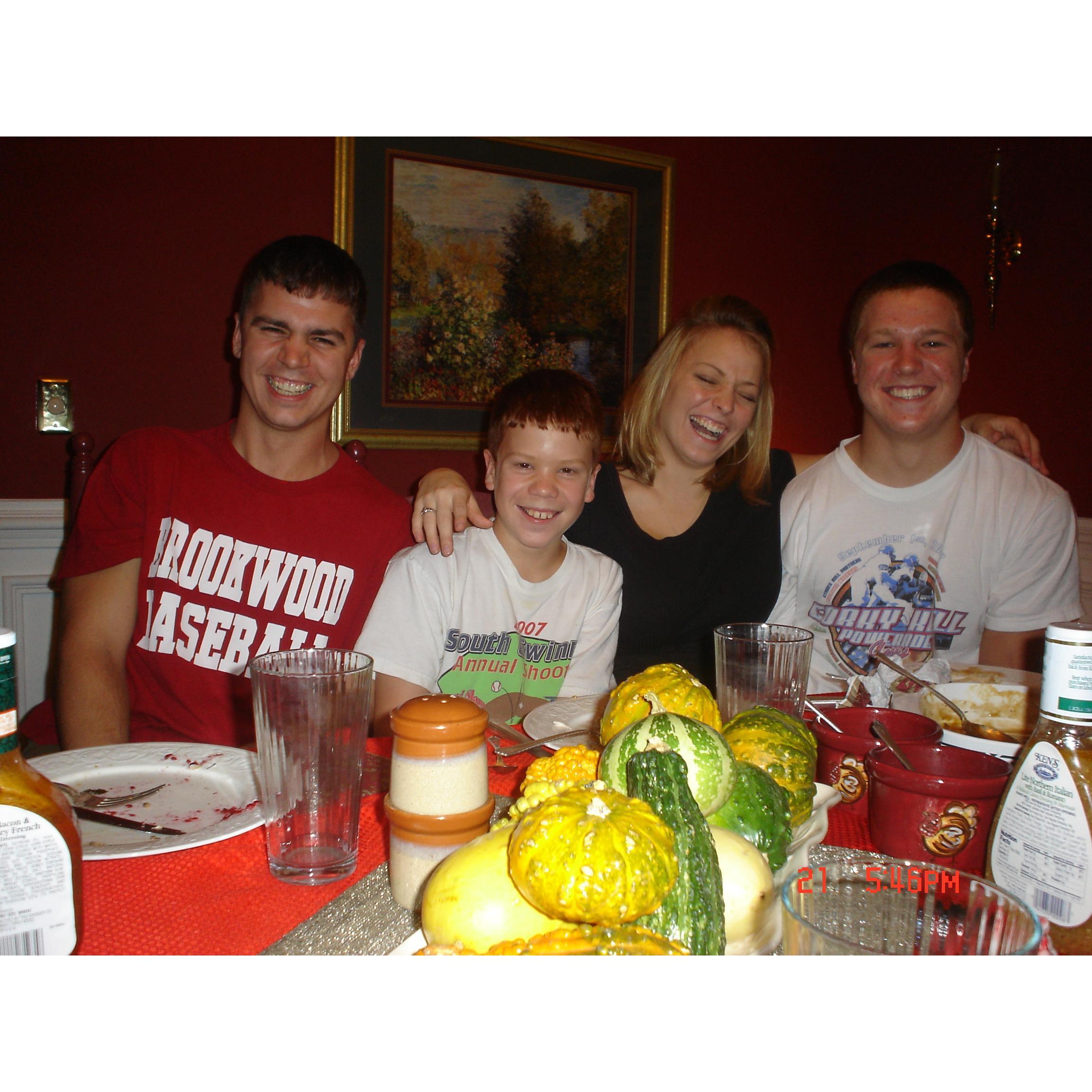 Mickey has three older siblings: Eric, Katie, and Mark. He grew up in Metro Atlanta in a town called Snellville, GA.