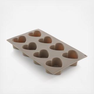 Studio Silicone 8-Cup Heart Cake Mold