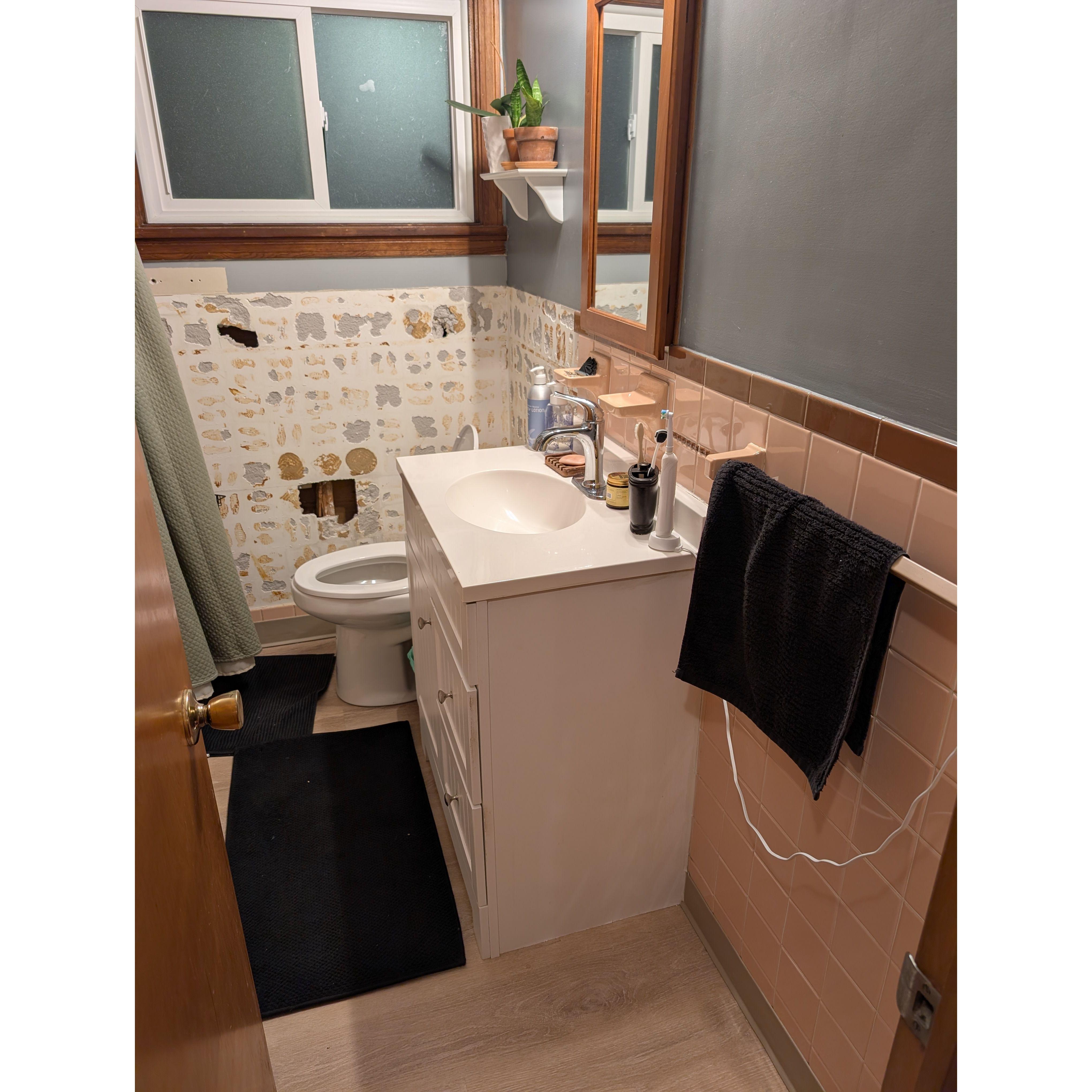 Part of our bathroom!