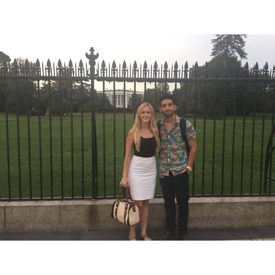 2016: Taking a walk by the White House after work in DC