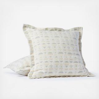 Monrovia Organic Matelasse Euro Sham