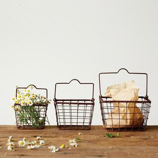 Casual Country 3-Piece Wire Basket Set