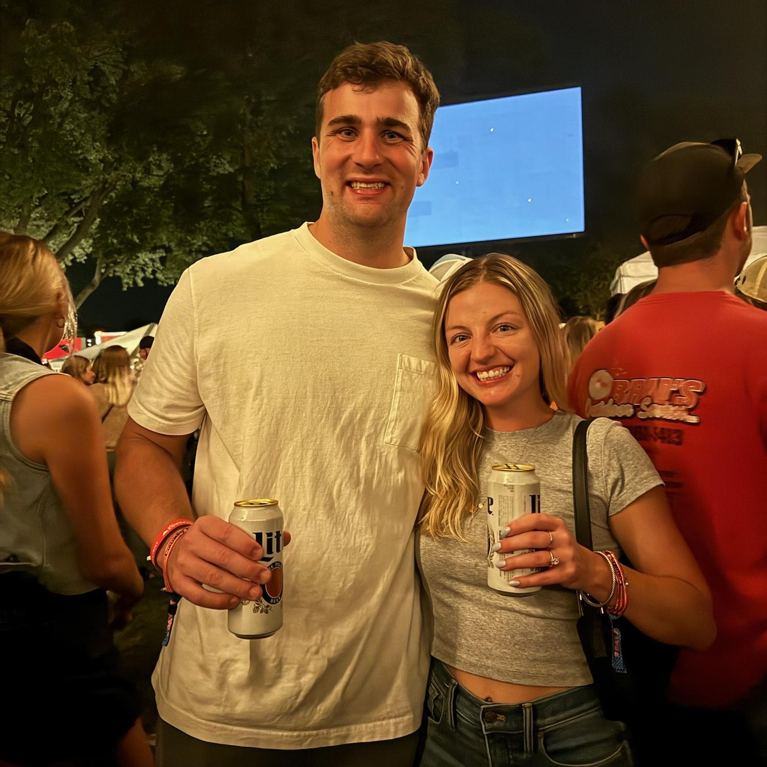Ending our engagement weekend at Country in the Burg