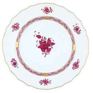 Herend Collections Chinese Bouquet Raspberry Dinner Plate