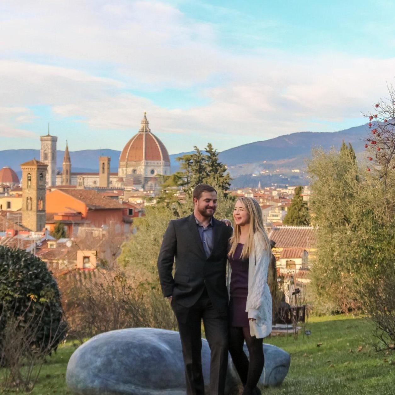 Overlooking Florence, Italy.