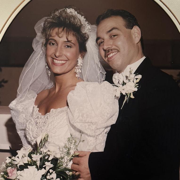 Gianna's parents wedding photo - married 11/2/1991