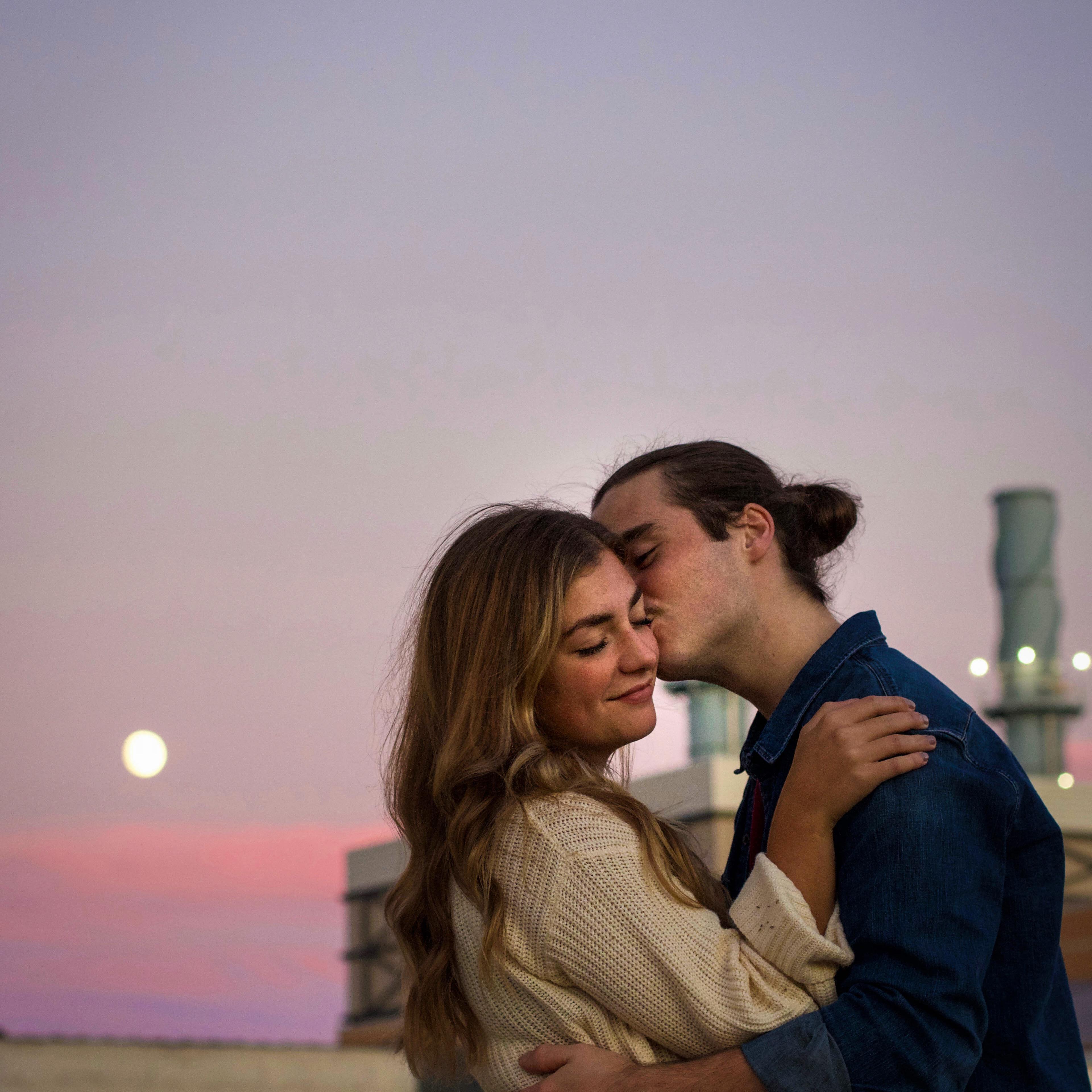 Right as we were finishing engagement photos the sky looked perfect! 
PHOTOGRAPHER: Bailey Rann