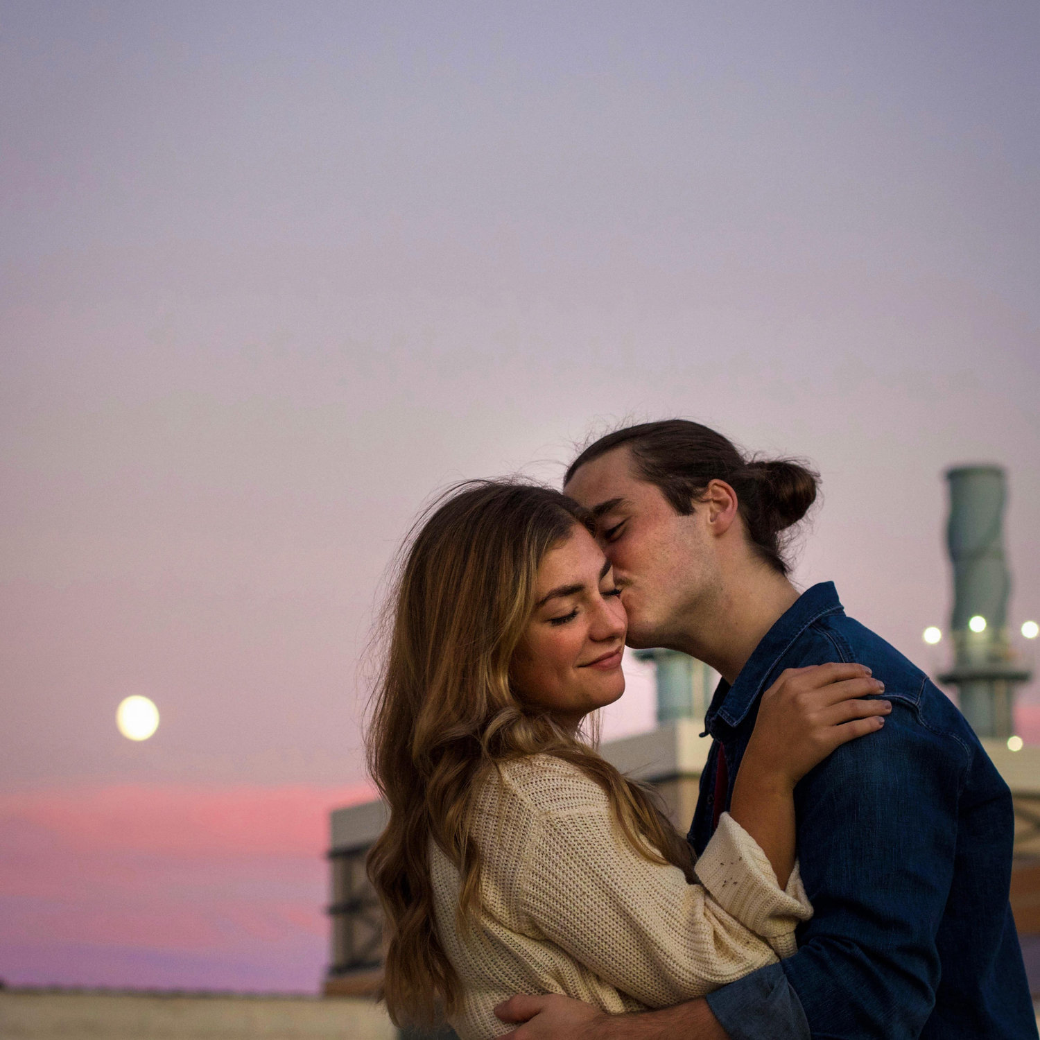 Right as we were finishing engagement photos the sky looked perfect! 
PHOTOGRAPHER: Bailey Rann