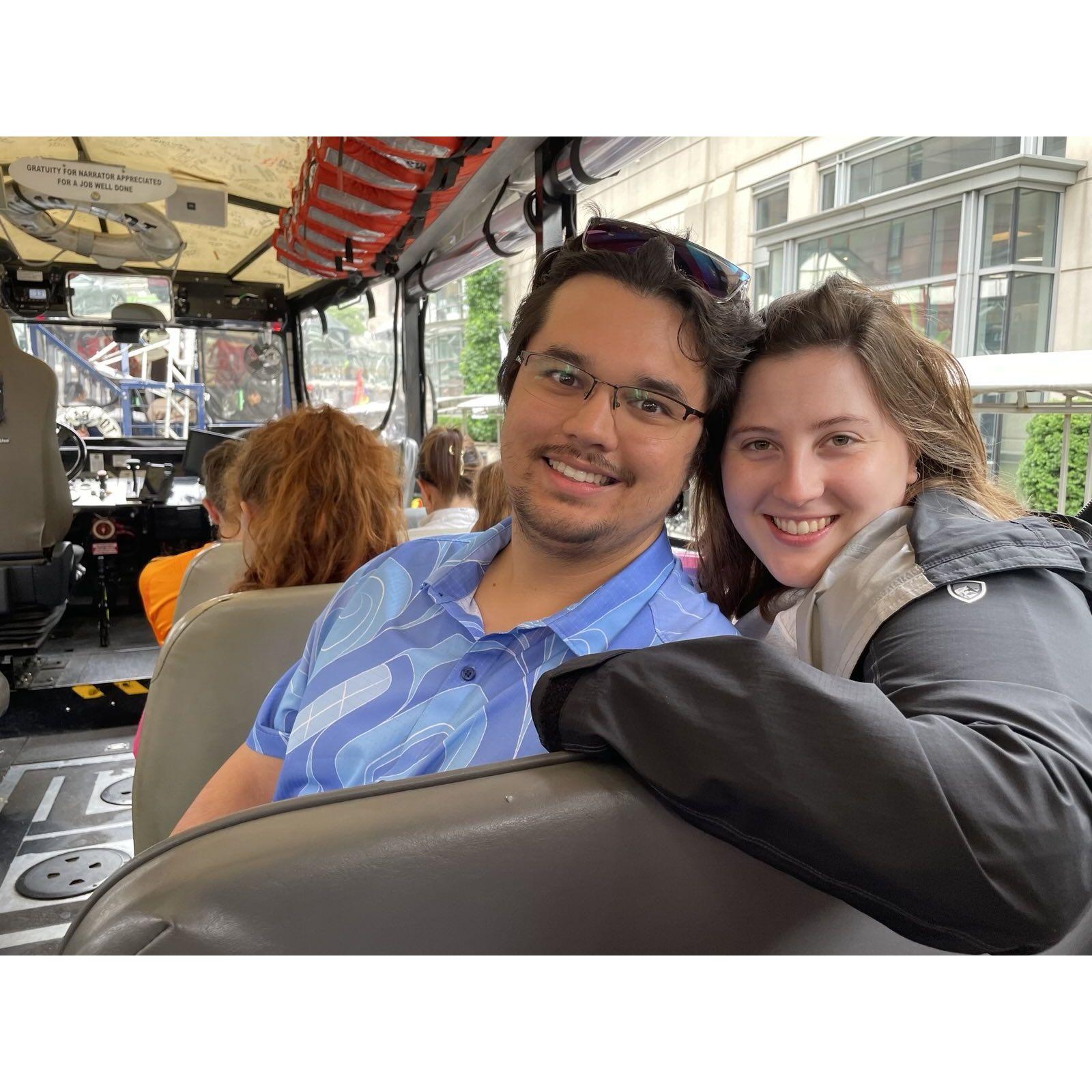 Going on a duck tour