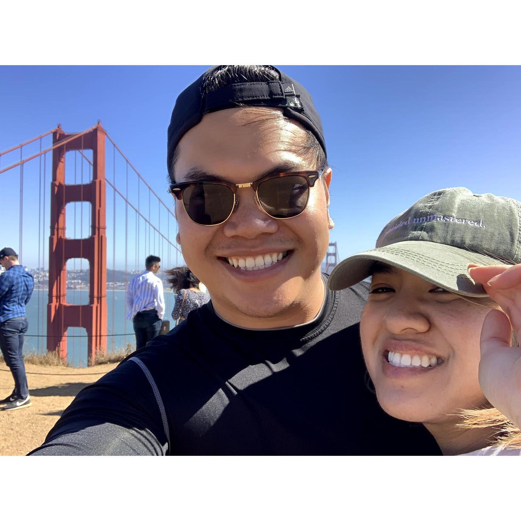 Hiking to the Golden Gate Bridge (mostly posting for the Leo pride)