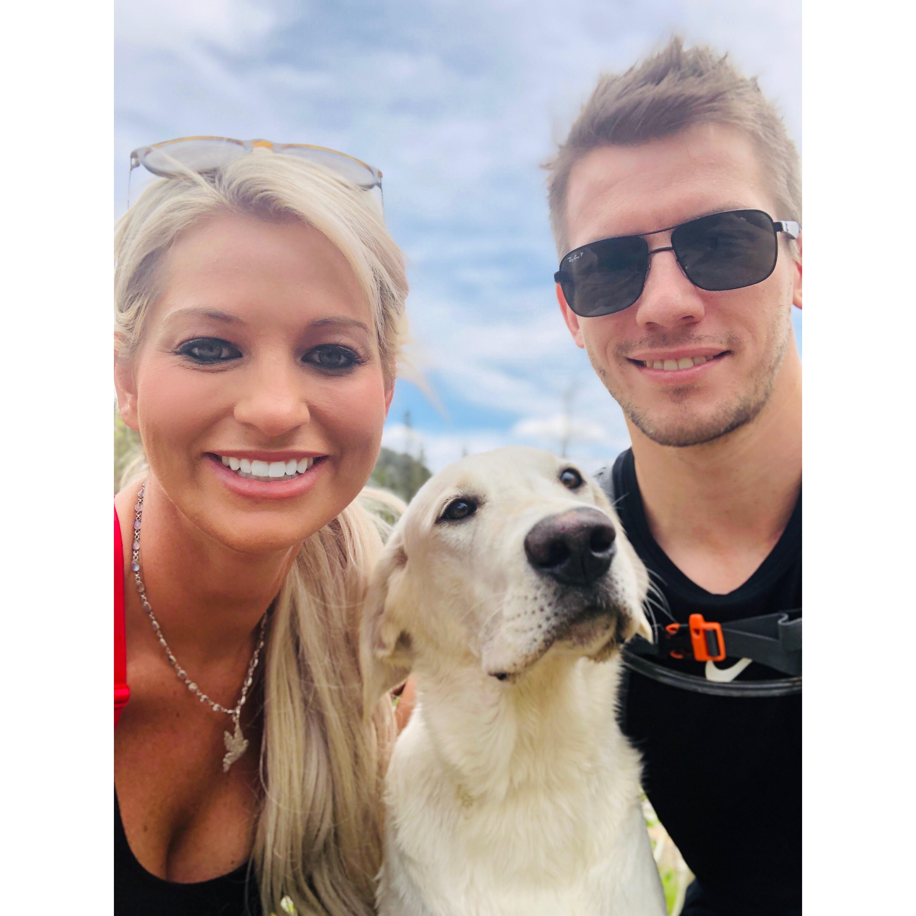 Our cute pup, Queso! 
Vail, Colorado