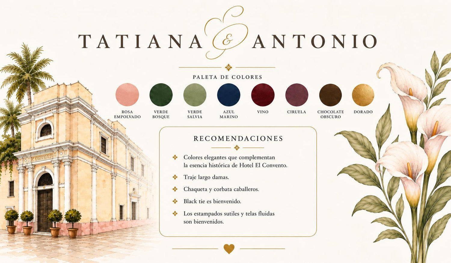 The Wedding Website of Tatiana Marie and Antonio José
