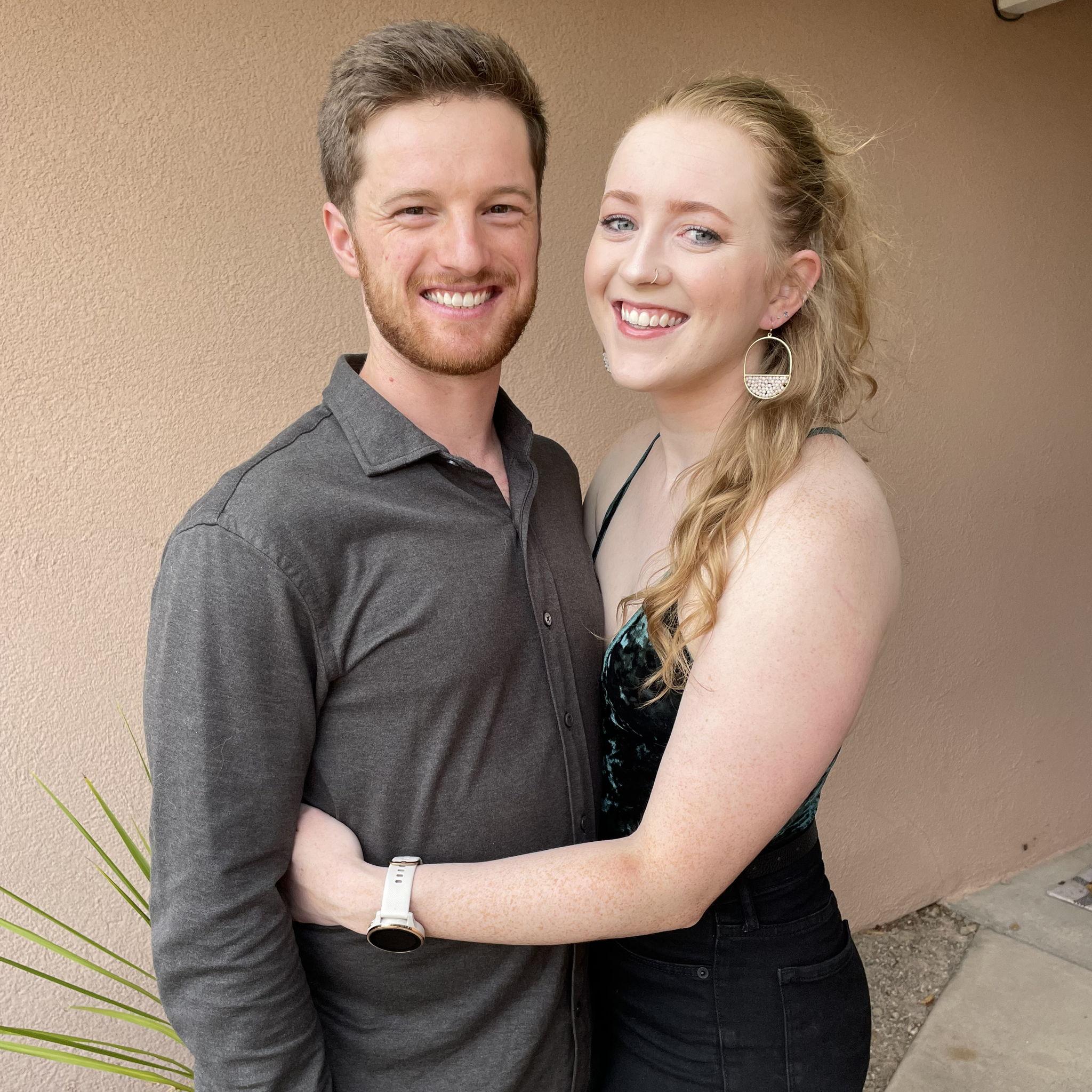 Our 6-month anniversary dinner (August 2022). We went to the Melting Pot and exchanged the first of many love letters.