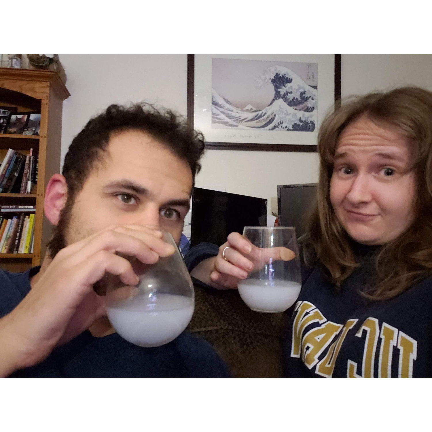 Believe it or not Syrian liqueur night.