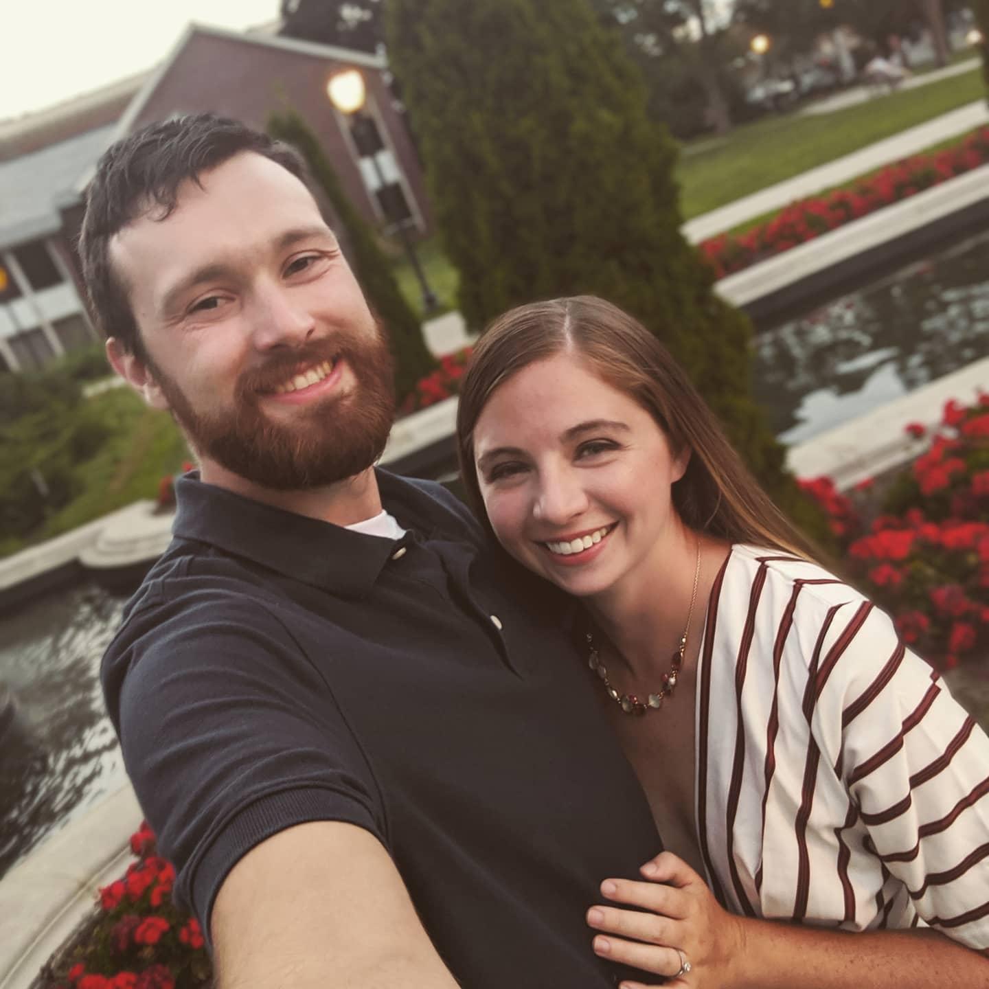 After passing another nursing class, we went out on a date and hired an actual babysitter!! Summer 2020