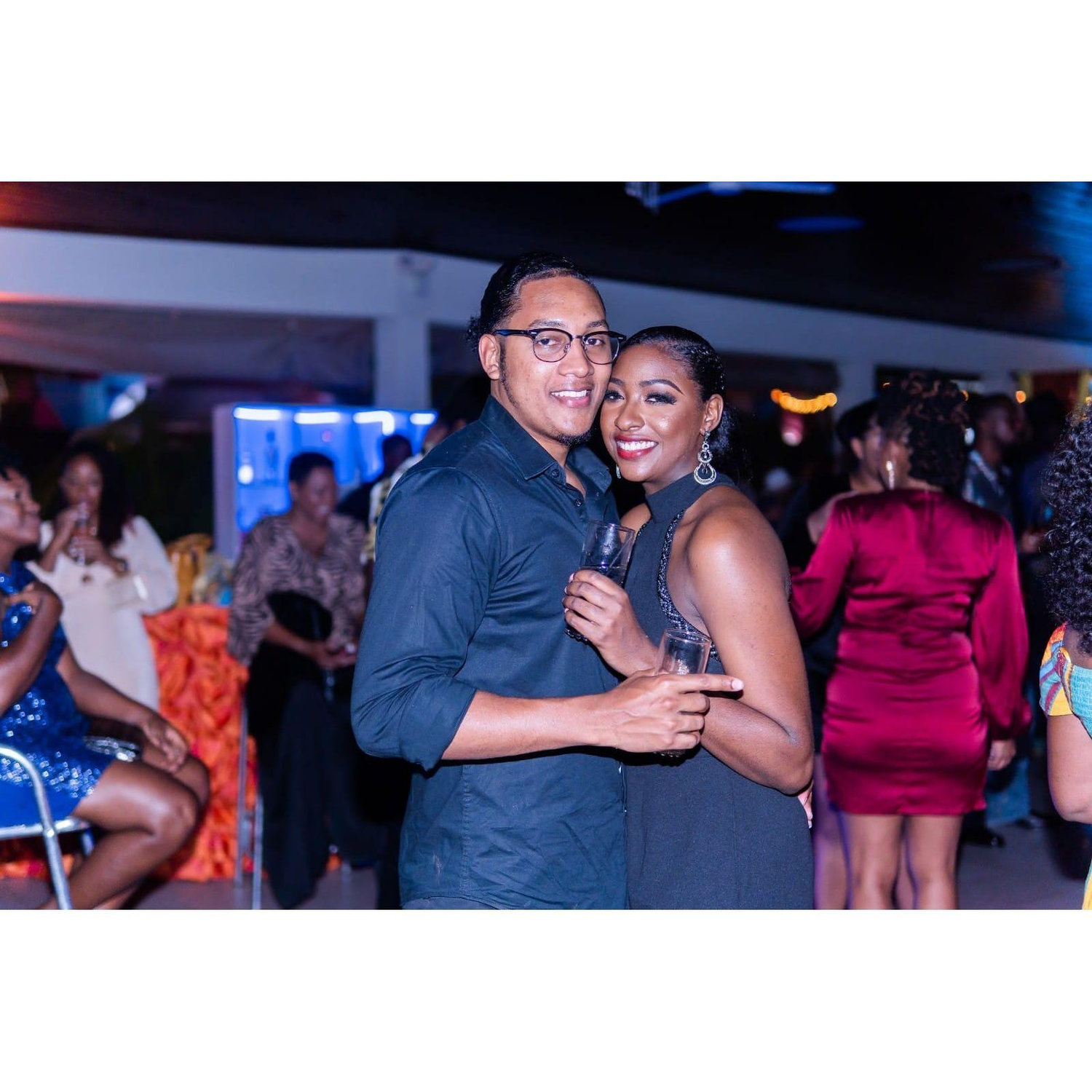A staff party partner for life. Never a dull moment. Big up Ariza on the ones and twos.