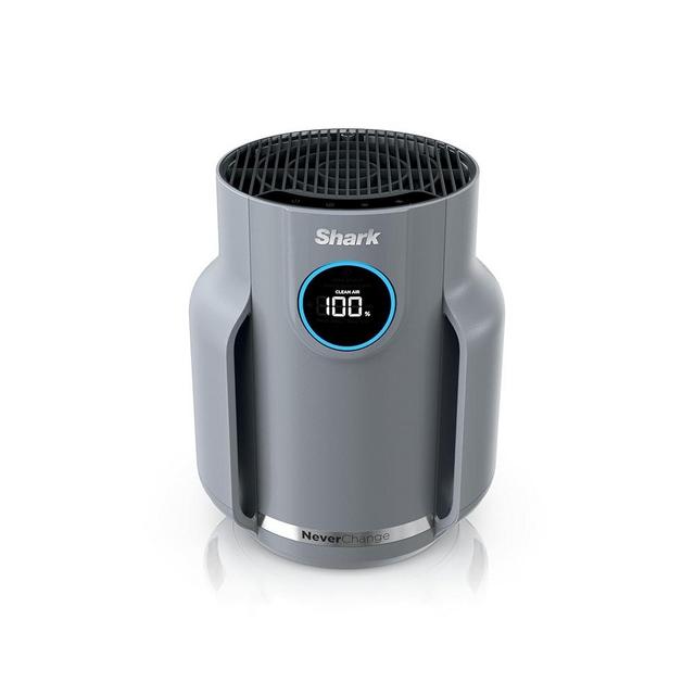Shark NeverChange Air Purifier Compact Pro with Long-lasting HEPA Exceeding Filtration, For Pet Dander, Dust, Smoke, Allergens, Up to 250 sq. ft. for Bedroom, Home Office, Dorm, HP071BRN (2025)