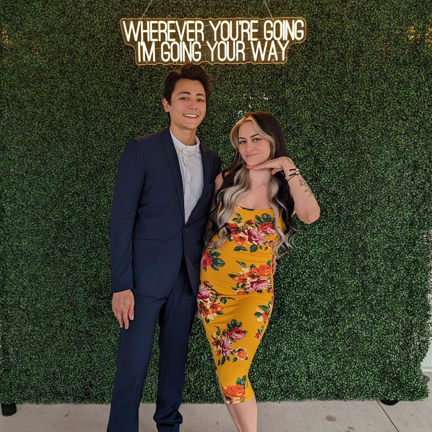 All dressed up for their friend’s wedding!!