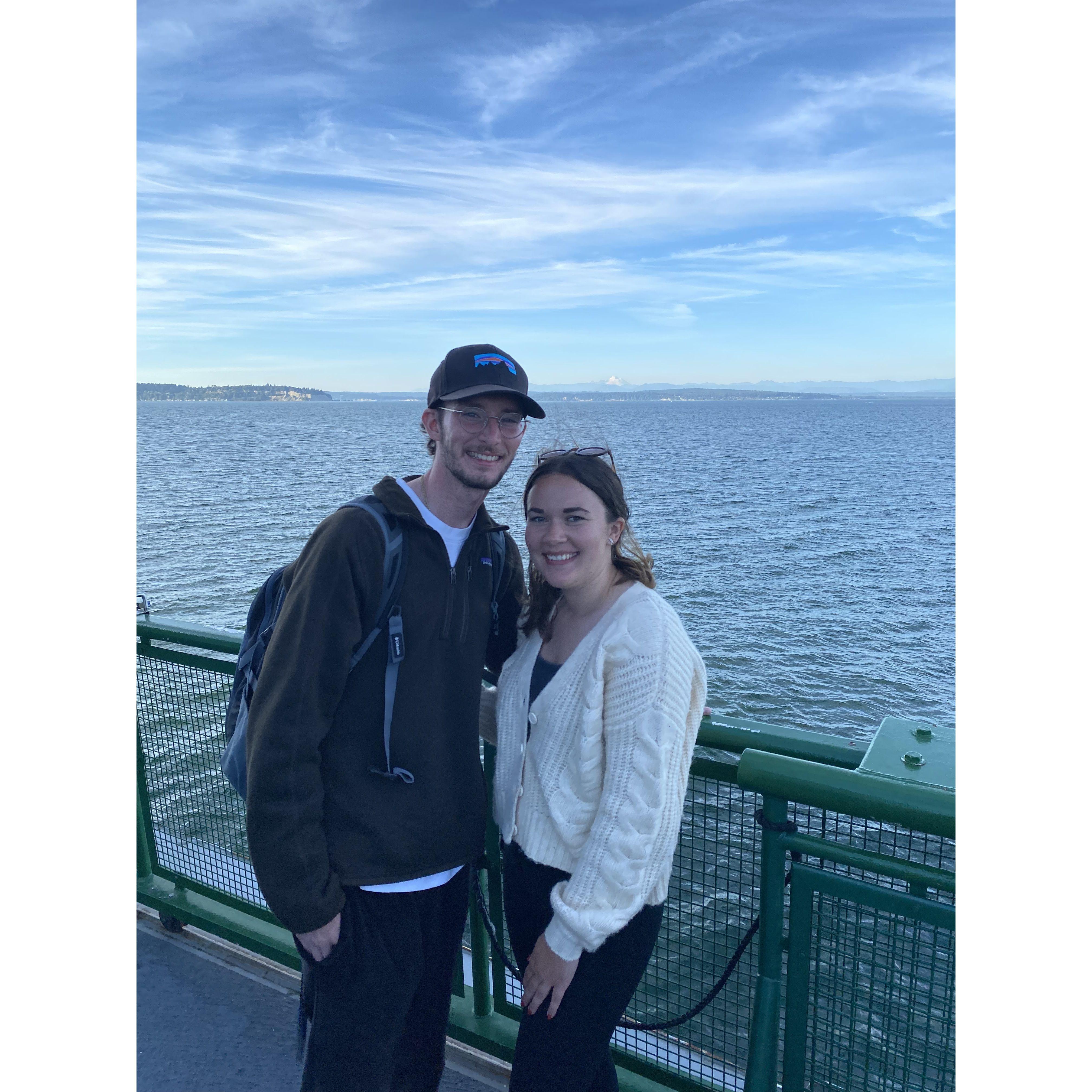 Ferry ride in Washington