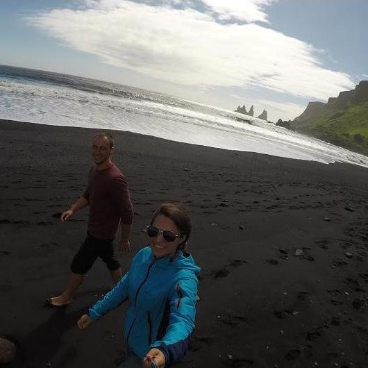 Wandering the black sand beaches of Vik, Iceland (July 2017)