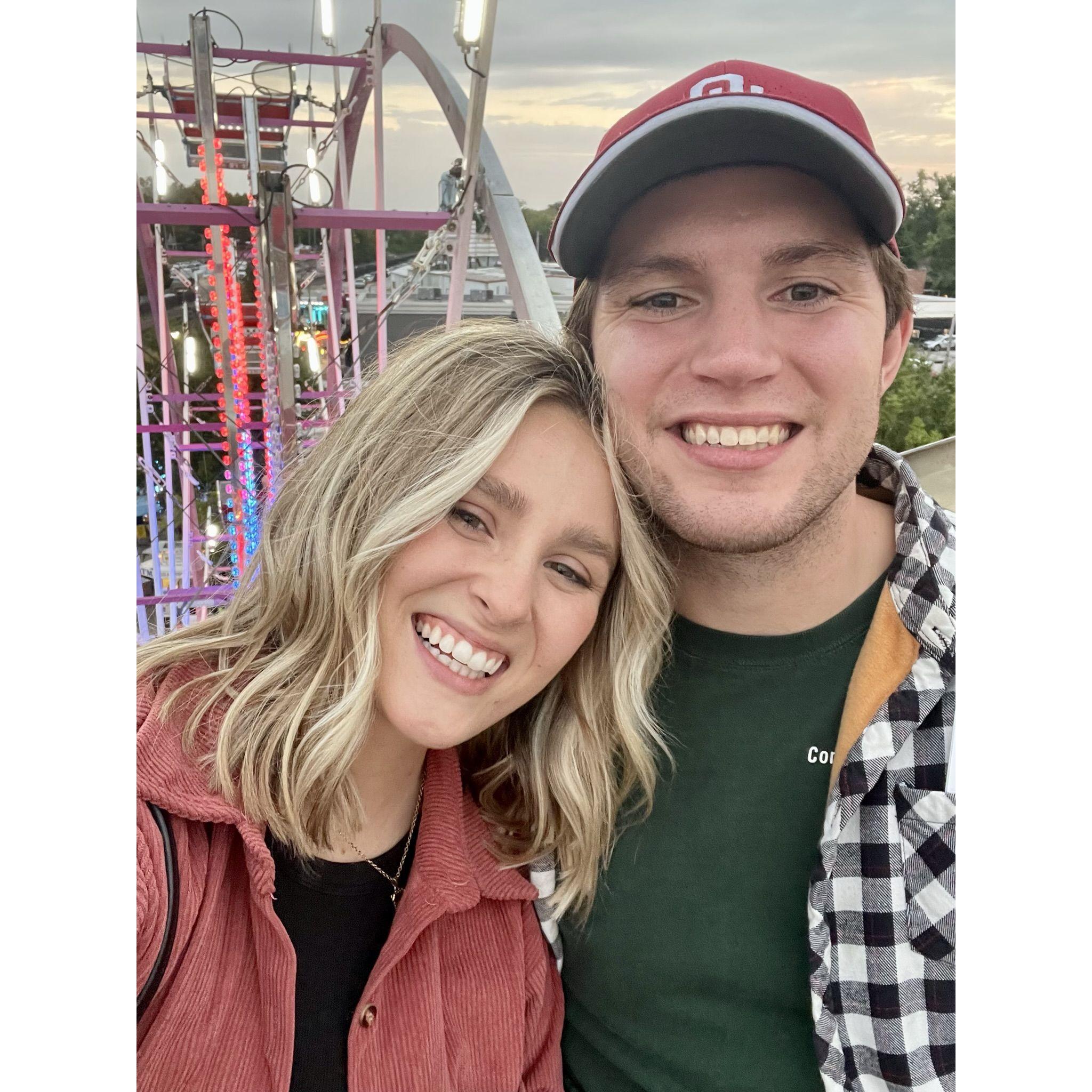 At downtown Lees Summit Oktoberfest