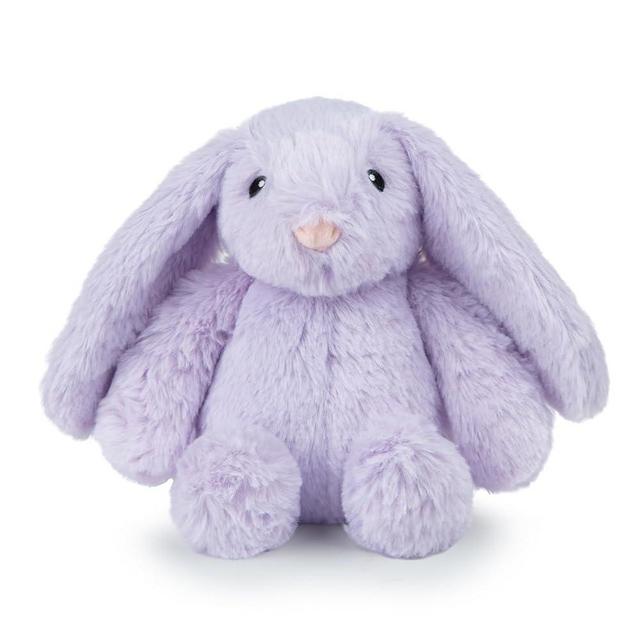Best Pet Supplies Interactive Bunny Buddy Dog Toy with Crinkle and Squeaky Enrichment for Small and Medium Breed Puppies or Dogs, Cute and Plush - Bunny (Purple), Small