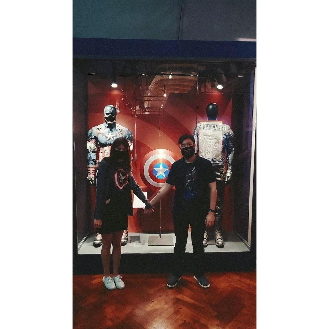 Marvel exhibit at the Henry Ford with Jules' parents. So fun nerding out!