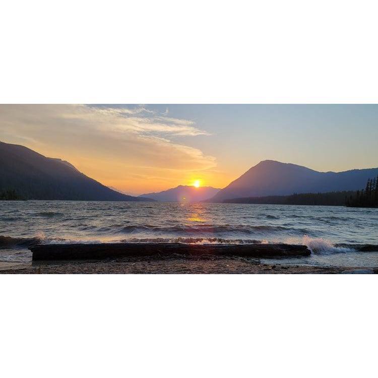 The beautiful sunset where we got engaged!