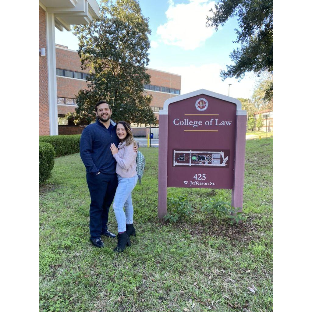 Last first day of school. Final semester of law school. January 2022.