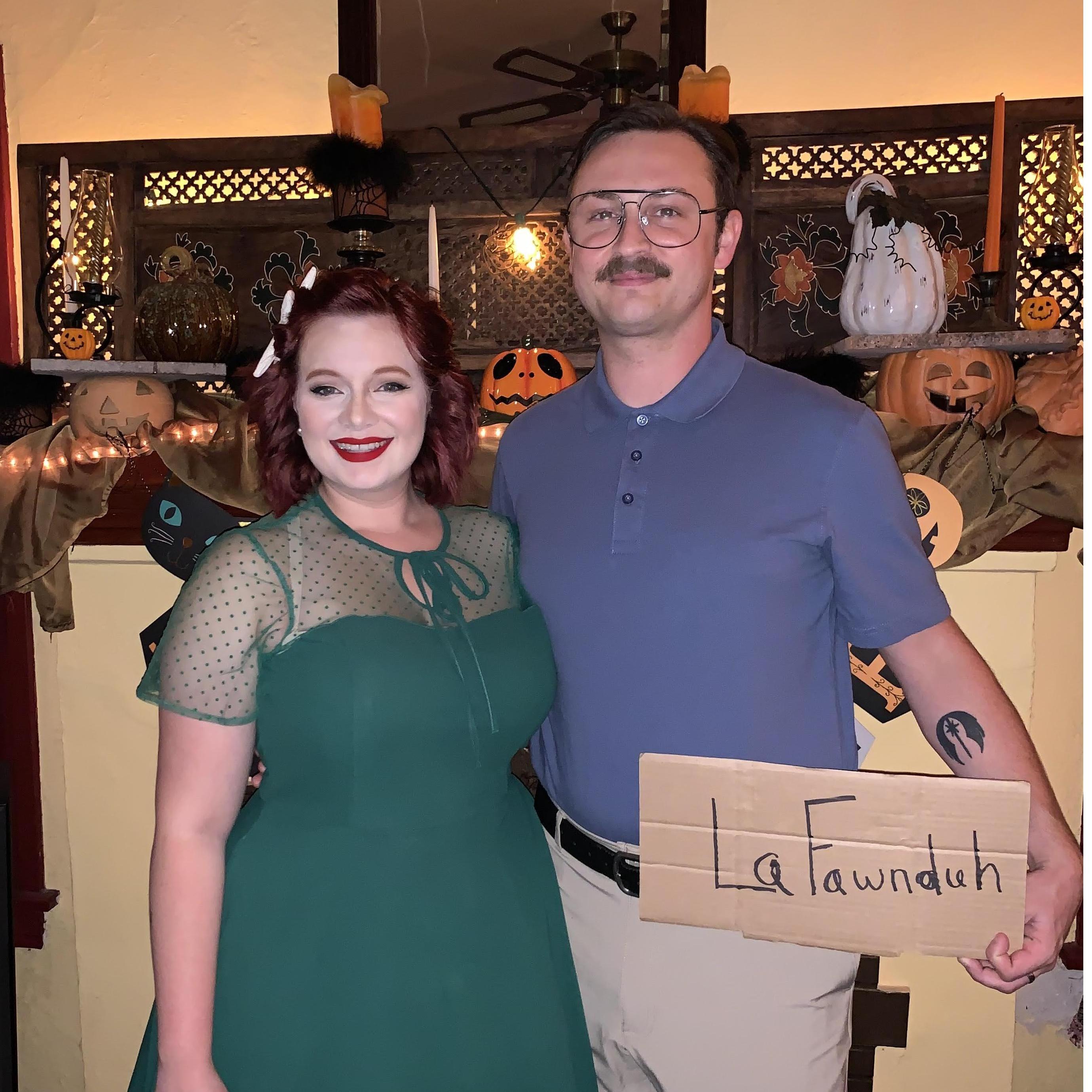 Our first Halloween! Kip and 1950's little Mermaid!! This was also the night we told each other "I love you". October 31st 2019