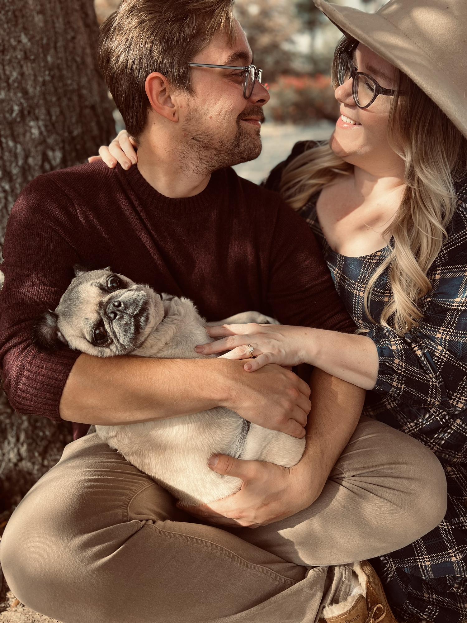 Engagement photos with our baby boy 💙