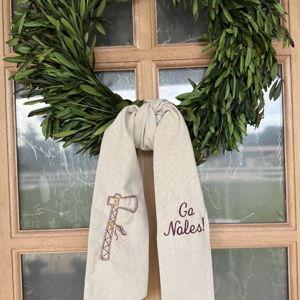 FSU Burlap Wreath Sash