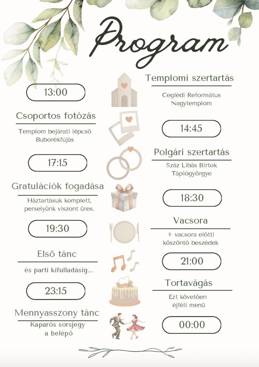 The Wedding Website of Juhász Renáta and Wiedemann Ádám