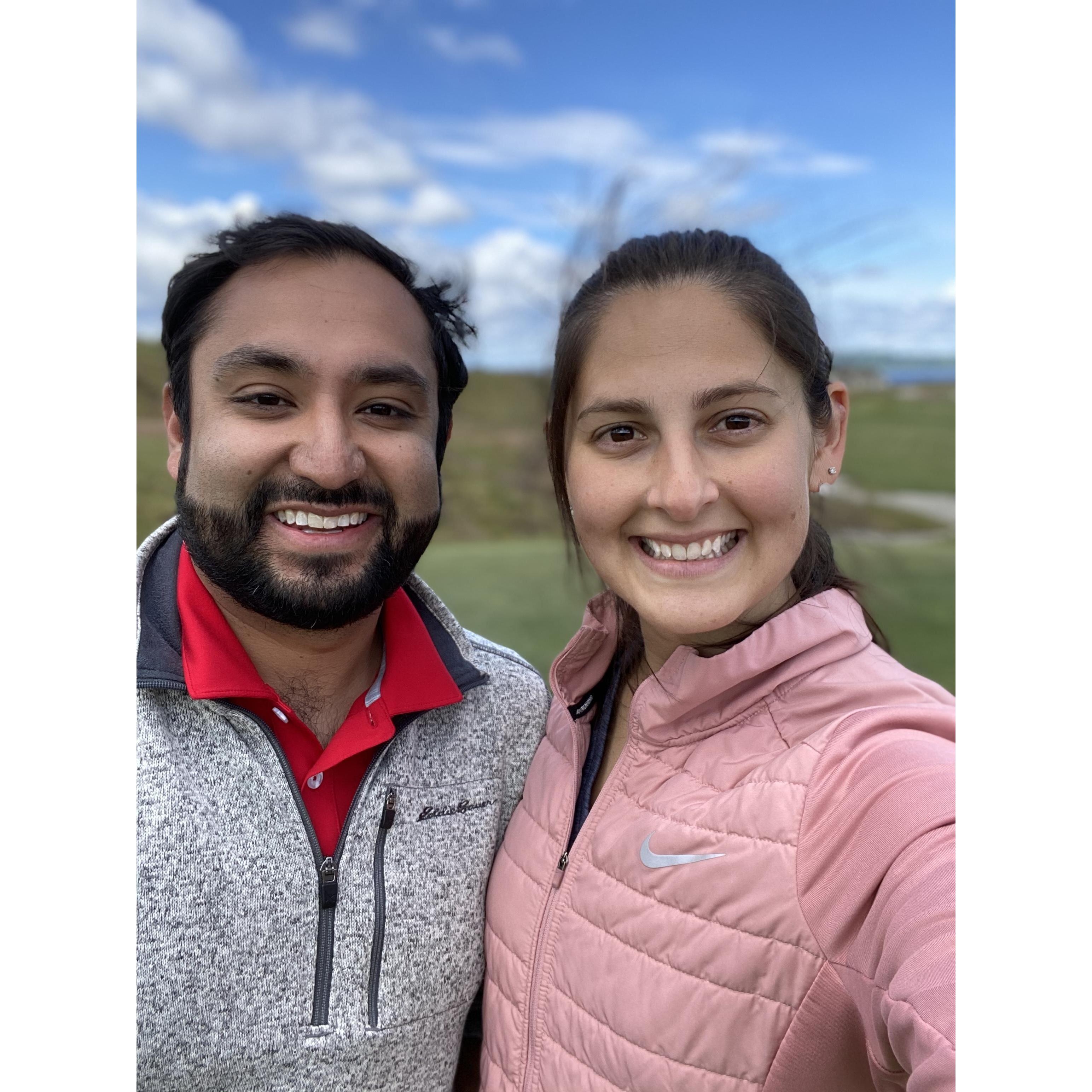 At Chamber's Bay Golf Course in Wa