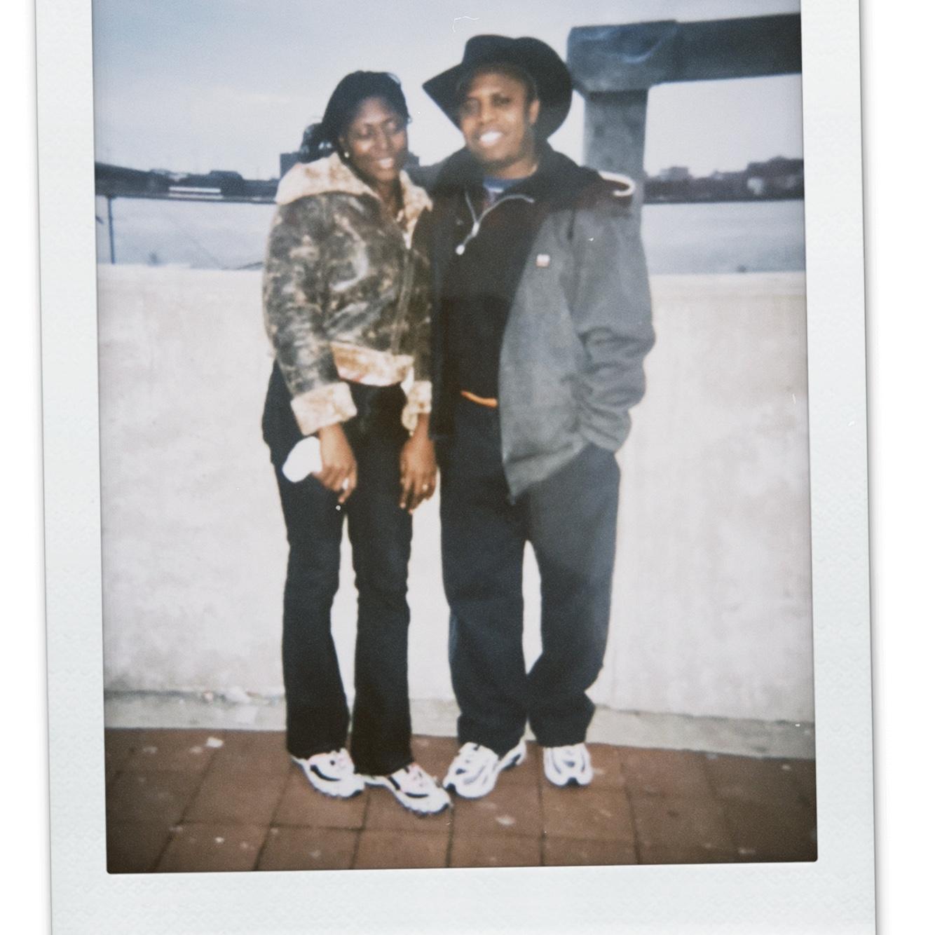 Preye's parents, Love (mother) and Goodluck (father).