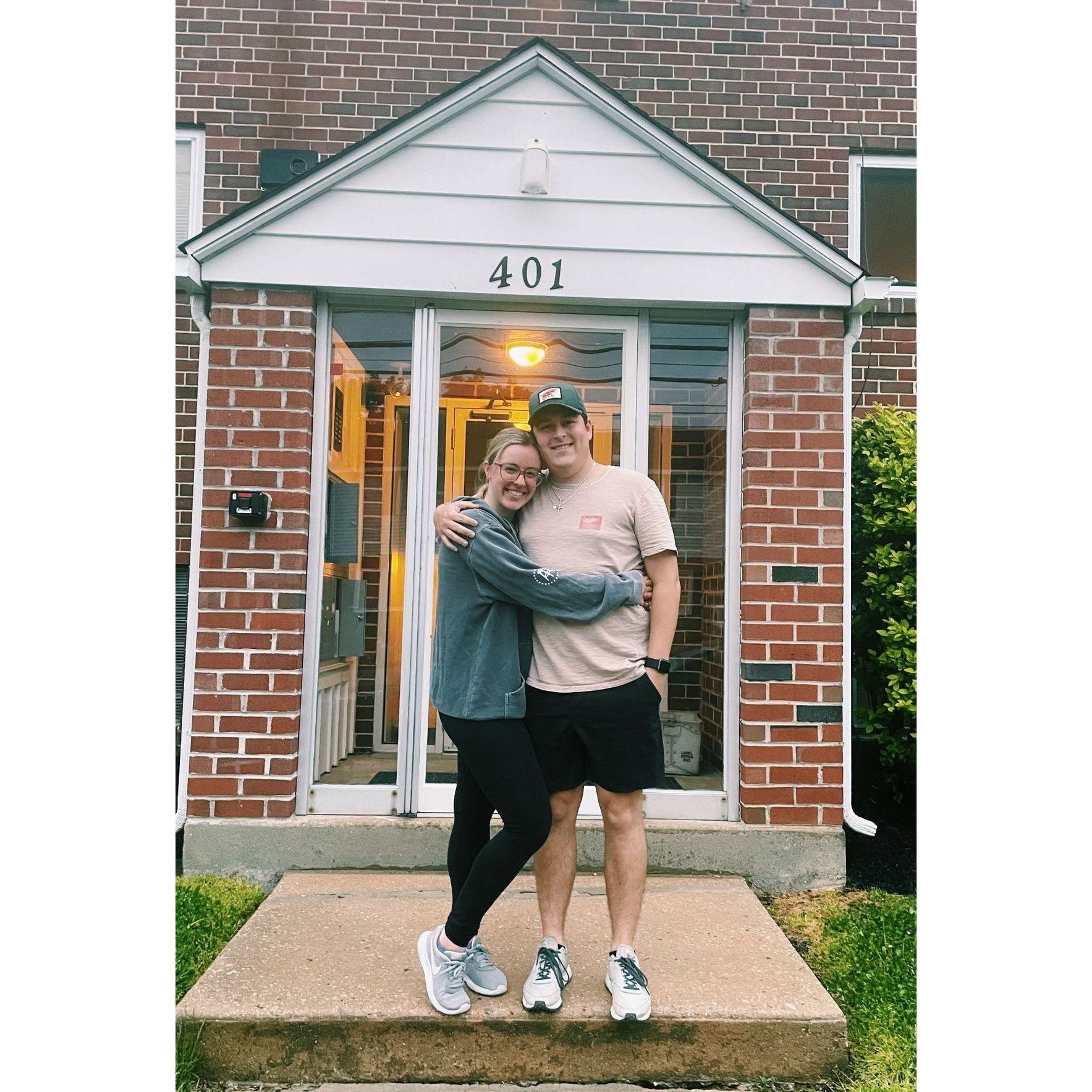 Our first apartment- We became official Haver-clowns! (2022)