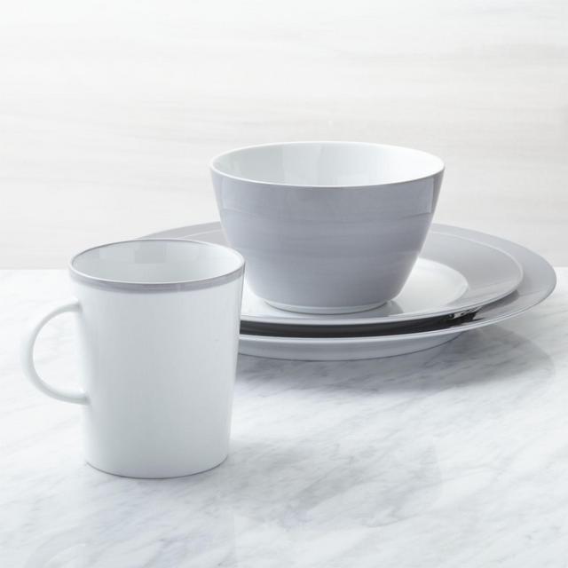 Maison Grey 4-Piece Place Setting