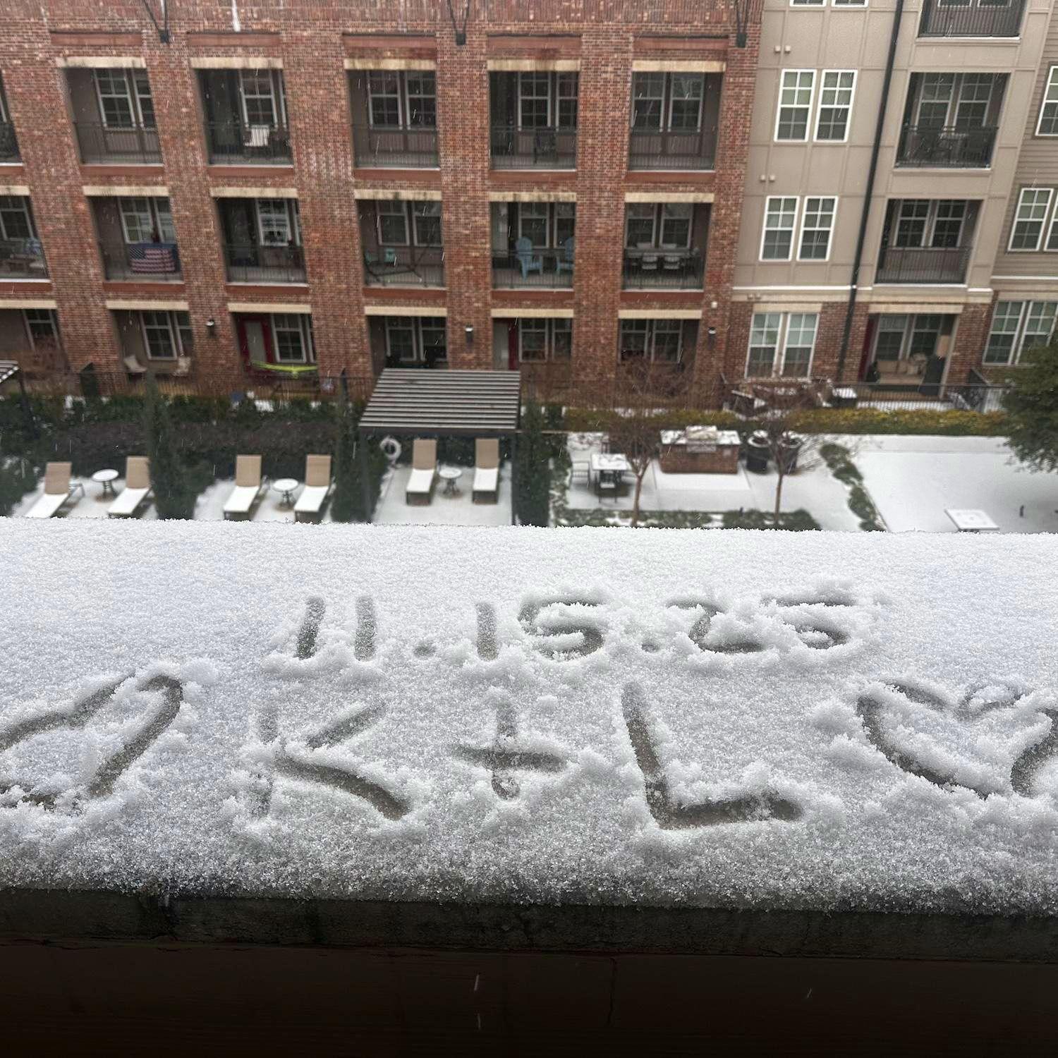 Snowed in Texas! ❤️