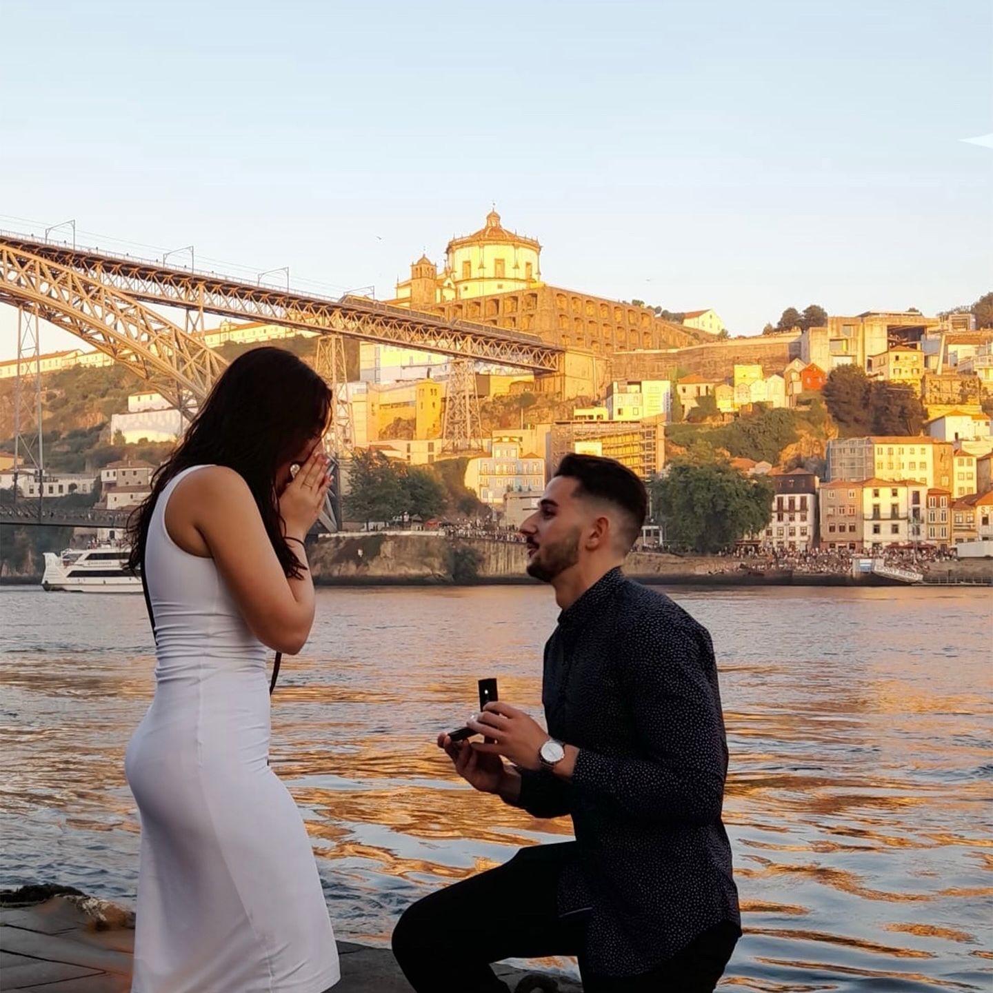 Our engagement spot in Porto, Portugal