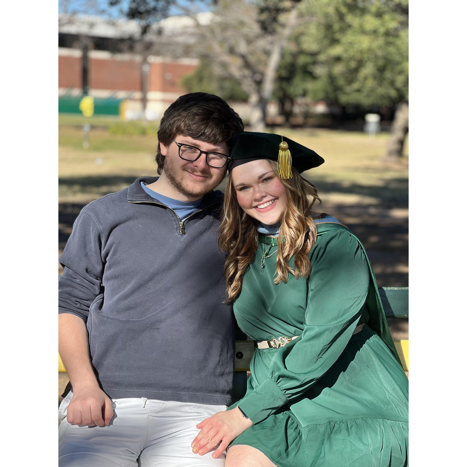Katie graduated from Baylor? Sic 'Em